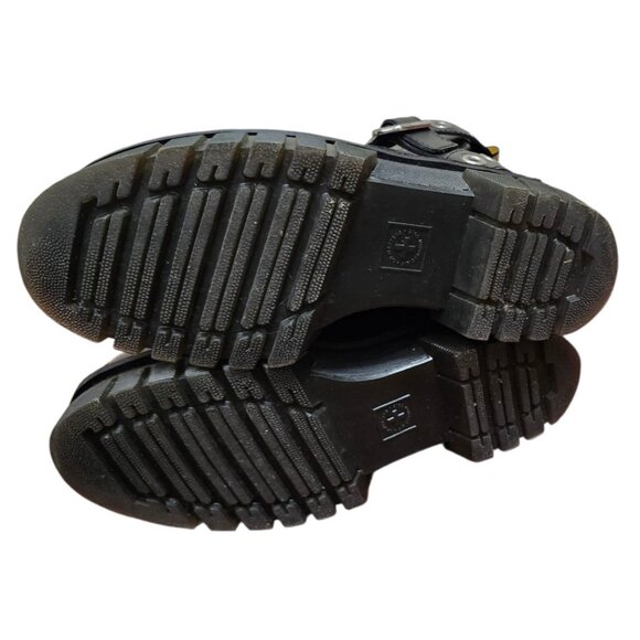 Dr Martens AUDRICK Hardware Leather Platform Boots Women's SOFT COMFORTABLE  10L - Picture 13 of 15